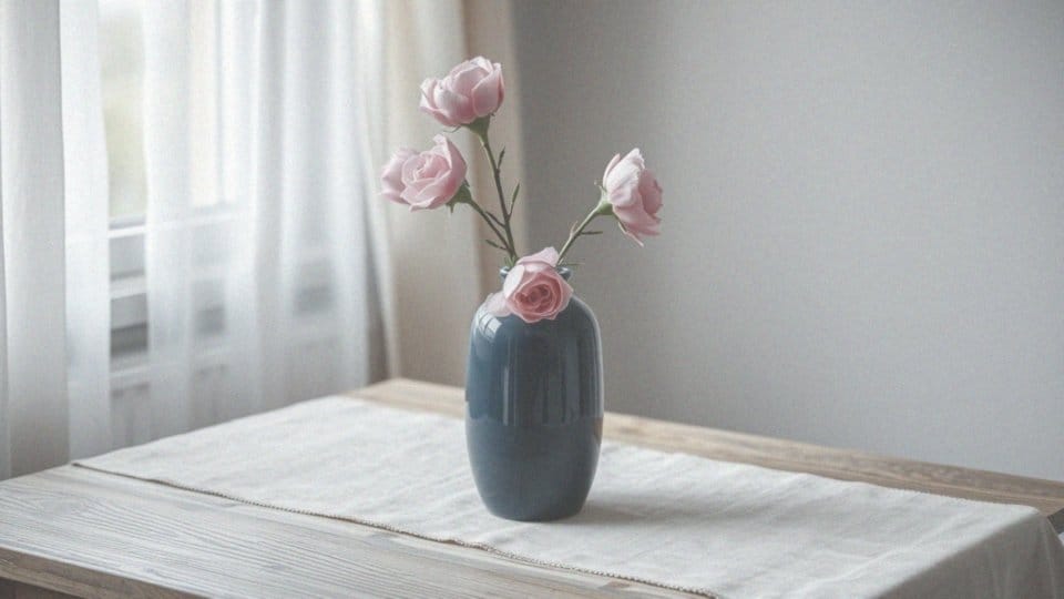 W jaki sposób pudrowy róż wzmacnia elegancję granatu?