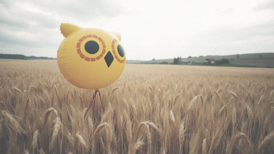 Jak działa balon z podobizną sowy w odstraszaniu ptaków?