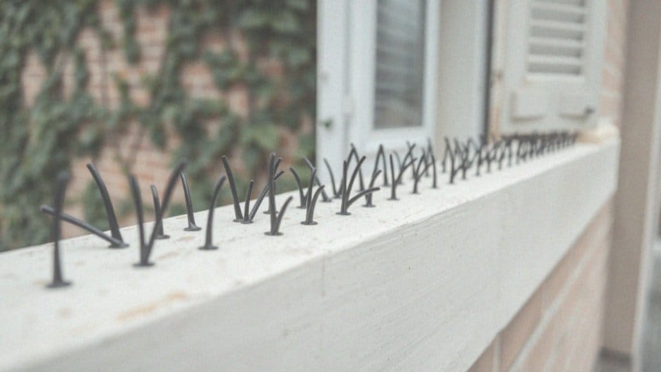 Jakie kolce na parapecie mogą pomóc w odstraszaniu ptaków?