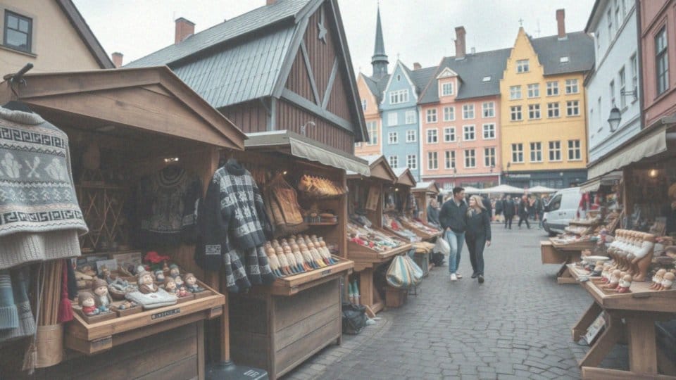 Jakie miasto w Norwegii oferuje najwięcej możliwości zakupów pamiątek?