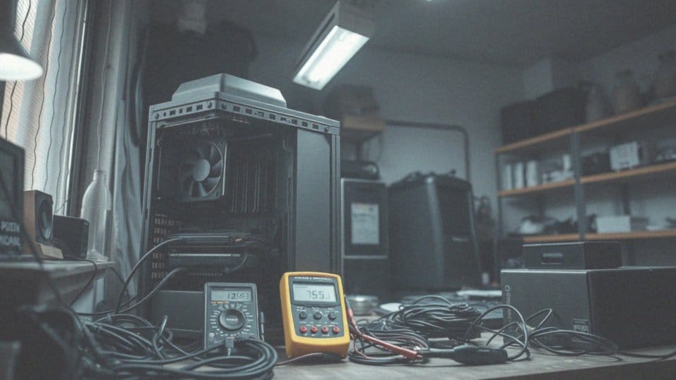 Dlaczego resetowanie lub zawieszanie się komputera może sugerować problem z zasilaczem?