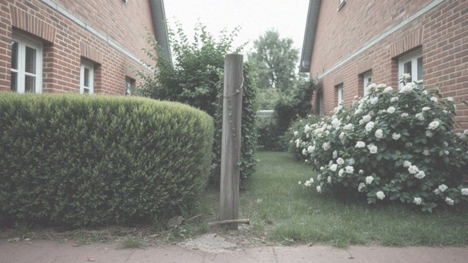 Co dzieje się, gdy sąsiedzi nie zgadzają się co do granic?