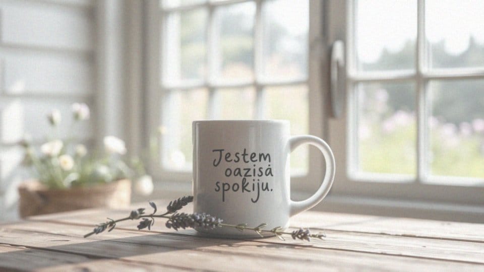 Jestem oazą spokoju – odkryj wyjątkowy kubek na prezent