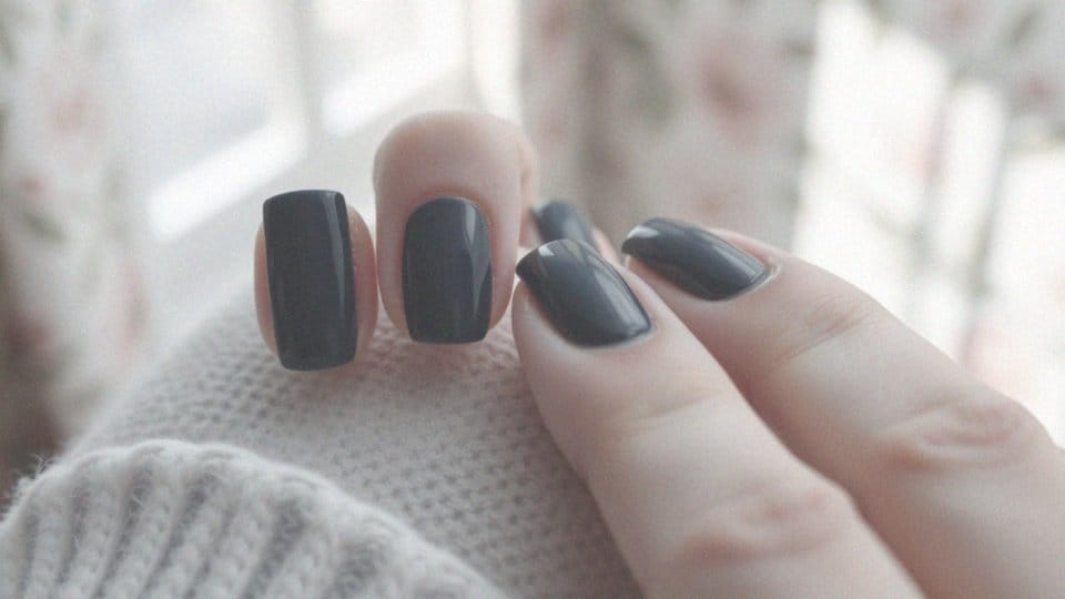 Paznokcie granat z różem – eleganckie i modowe inspiracje