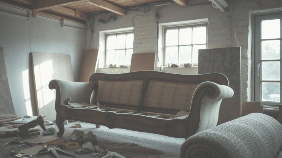 Samodzielne obicie kanapy – krok po kroku do udanej renowacji